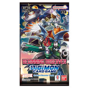 Digimon Trading Card Game Tcg Collector Nz: Digimon Card Game - Beginning Observer Booster Pack (BT16) *Sealed*