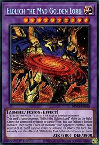 Blazing Vortex Tcg Collector Nz: Eldlich the Mad Golden Lord [BLVO-EN040] Secret Rare