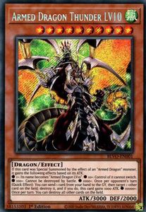 Blazing Vortex Tcg Collector Nz: Armed Dragon Thunder LV10 [BLVO-EN001] Secret Rare