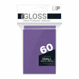 Card Sleeves Yu Gi Oh Sized: Ultra Pro - Small Deck Protector Sleeves Gloss - Purple