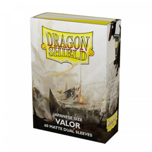 Dragonshield Sleeves - DUAL Valor Matte (Japanese Size)