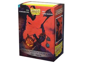 Card Sleeves Standard Sized Tcg Collector Nz: Dragonshield Sleeves - Halloween Dragon Art Sleeves (Standard Size 100 Pack)