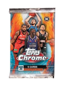 Sports Trading Cards Tcg Collector Nz: 2024-25 Topps Chrome NBL Basketball Hobby Breaker Booster Pack *Sealed*
