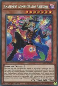 Lightning Overdrive Tcg Collector Nz: Amazement Administrator Arlekino [LIOV-EN006] Secret Rare