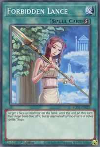 Egyptian God Deck Obelisk The Tormentor Tcg Collector Nz: Forbidden Lance [EGO1-EN029] Common
