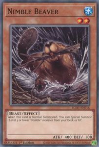 Egyptian God Deck Obelisk The Tormentor Tcg Collector Nz: Nimble Beaver [EGO1-EN018] Common