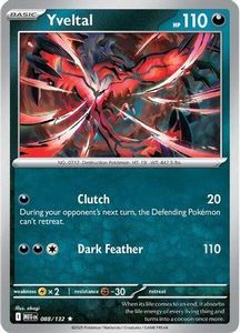 Pokemon Singles Tcg Collector Nz: Yveltal 088 [ME01 Mega Evolution] (Reverse Holofoil)
