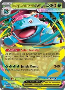 Pokemon Singles Tcg Collector Nz: Mega Venusaur ex 003/132 [ME01 Mega Evolution] (Holofoil)