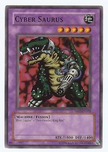 Vintage Yu Gi Oh Cards Tcg Collector Nz: Cyber Saurus [MRD-EN105] Common