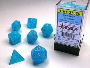 Dice Tcg Collector Nz: Chessex - Polyhedral 7-Die Set - Luminary