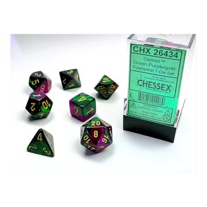 Dice Tcg Collector Nz: Chessex - Polyhedral 7-Die Set - Gemini