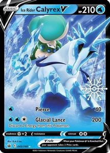 Ice Rider Calyrex V (045/198) (Holiday Calendar) [Sword & Shield: Chilling Reign]