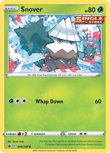 Pokemon Tcg Sword Shield Chilling Reign Tcg Collector Nz: Snover (009/198) [Sword & Shield: Chilling Reign]