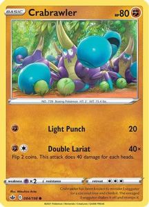 Pokemon Tcg Sword Shield Chilling Reign Tcg Collector Nz: Crabrawler (084/198) [Sword & Shield: Chilling Reign]