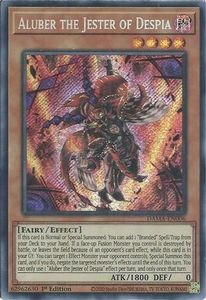 Dawn Of Majesty Tcg Collector Nz: Aluber the Jester of Despia [DAMA-EN006] Secret Rare