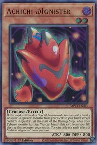 2021 Tin Of Ancient Battles Tcg Collector Nz: Achichi @Ignister [MP21-EN003] Ultra Rare