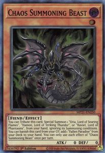 2021 Tin Of Ancient Battles Tcg Collector Nz: Chaos Summoning Beast [MP21-EN250] Super Rare