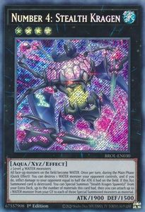 Brothers Of Legend Tcg Collector Nz: Number 4: Stealth Kragen [BROL-EN030] Secret Rare