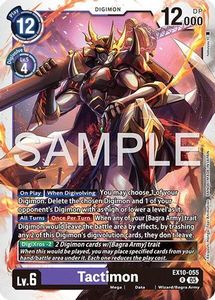Digimon Singles Tcg Collector Nz: Tactimon (EX10-055) [Sinister Order] Foil
