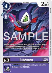 Digimon Singles Tcg Collector Nz: Impmon (EX10-037) [Sinister Order]