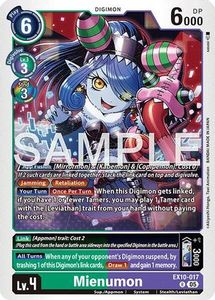 Digimon Singles Tcg Collector Nz: Mienumon (EX10-017) [Sinister Order] Foil