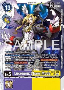 Digimon Singles Tcg Collector Nz: Lucemon: Chaos Mode (EX10-052) [Sinister Order] Foil