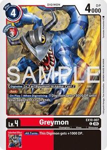 Greymon (EX10-007) [Sinister Order]