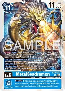 Digimon Singles Tcg Collector Nz: MetalSeadramon (EX10-012) [Sinister Order]