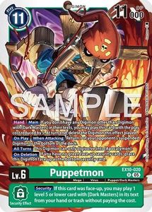 Digimon Singles Tcg Collector Nz: Puppetmon (EX10-020) [Sinister Order] Foil