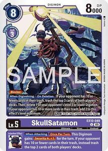 Digimon Singles Tcg Collector Nz: SkullSatamon (EX10-049) [Sinister Order]