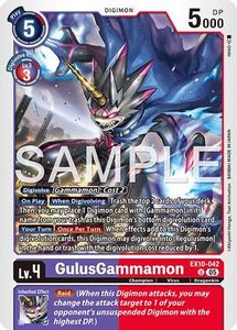 Digimon Singles Tcg Collector Nz: GulusGammamon (EX10-042) [Sinister Order]