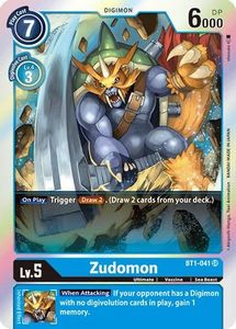 Bt1 Special Release Booster Tcg Collector Nz: Zudomon [BT1-041] [Release Special Booster Ver.1.0]
