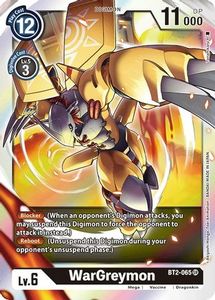 Bt1 Special Release Booster Tcg Collector Nz: WarGreymon [BT2-065] [Release Special Booster Ver.1.0]