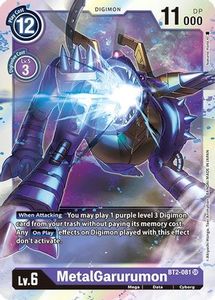 Bt1 Special Release Booster Tcg Collector Nz: MetalGarurumon [BT2-081] [Release Special Booster Ver.1.0]