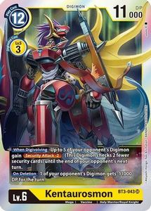 Bt1 Special Release Booster Tcg Collector Nz: Kentaurosmon [BT3-043] [Release Special Booster Ver.1.0]