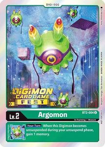 Argomon [BT2-004] (Digimon Card Game Fest 2022) [Release Special Booster Promos]