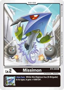 Bt4 Great Legend Tcg Collector Nz: Missimon [BT4-005] [Great Legend]