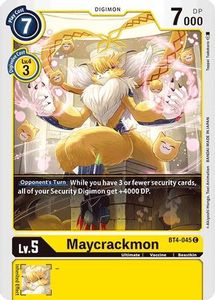 Maycrackmon [BT4-045] [Great Legend]