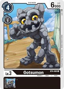 Bt4 Great Legend Tcg Collector Nz: Gotsumon [BT4-065] [Great Legend]