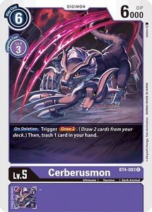 Bt4 Great Legend Tcg Collector Nz: Cerberusmon [BT4-083] [Great Legend]