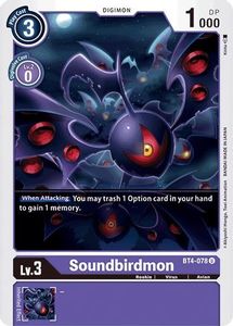 Bt4 Great Legend Tcg Collector Nz: Soundbirdmon [BT4-078] [Great Legend]