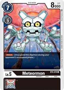 Bt4 Great Legend Tcg Collector Nz: Meteormon [BT4-070] [Great Legend]