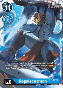 Bt4 Great Legend Tcg Collector Nz: Regalecusmon [BT4-034] [Great Legend]