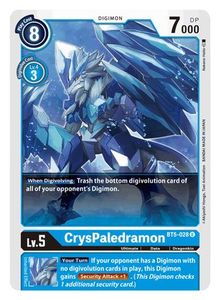 Bt5 Battle Of Omni Tcg Collector Nz: CrysPaledramon [BT5-028] [Battle of Omni]