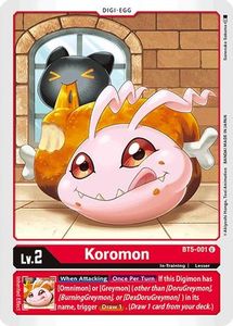 Bt5 Battle Of Omni Tcg Collector Nz: Koromon [BT5-001] [Battle of Omni]
