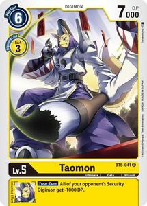 Bt5 Battle Of Omni Tcg Collector Nz: Taomon [BT5-041] [Battle of Omni]