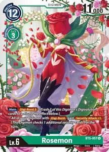 Bt5 Battle Of Omni Tcg Collector Nz: Rosemon [BT5-057] [Battle of Omni]