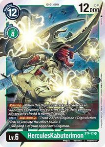 Starter Deck Giga Green Tcg Collector Nz: HerculesKabuterimon [ST4-13] [Starter Deck: Giga Green]