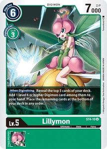 Starter Deck Giga Green Tcg Collector Nz: Lillymon [ST4-10] [Starter Deck: Giga Green]