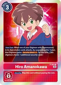 Digimon Promotional Cards Tcg Collector Nz: Hiro Amanokawa [P-062] [Promotional Cards]